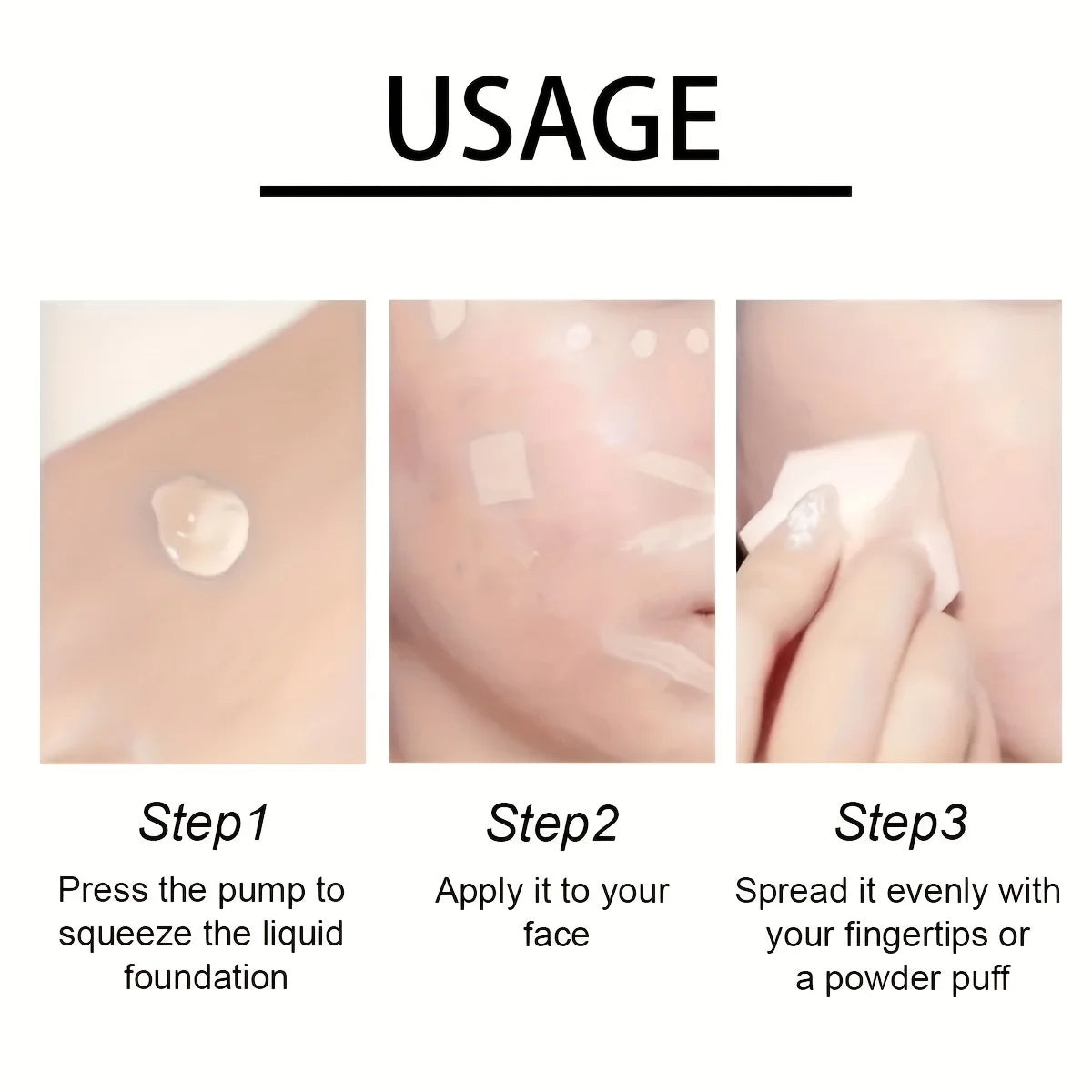 Face body sunscreen whitening sunscreen skin care cream sunscreen liquid foundation SPF50 UV protection skin