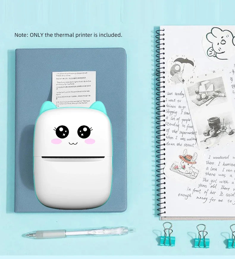 MINI Portable Printer Wireless Memo Label Machine 200dpi Bluetooth Inkless Pocket Imprimante Phone Notes Printing Paper